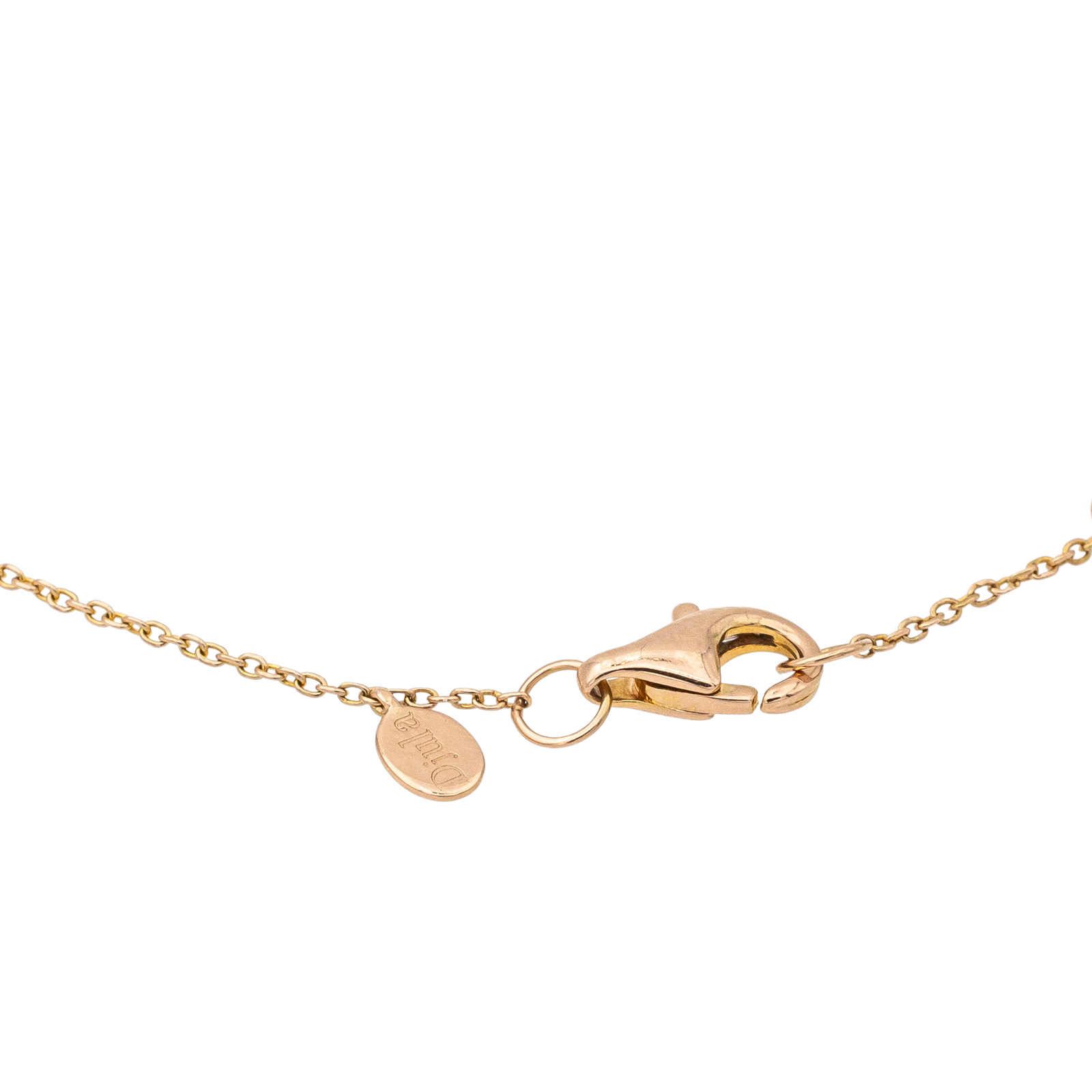 Djula Bracelet Peace & Love  Or rose Diamant