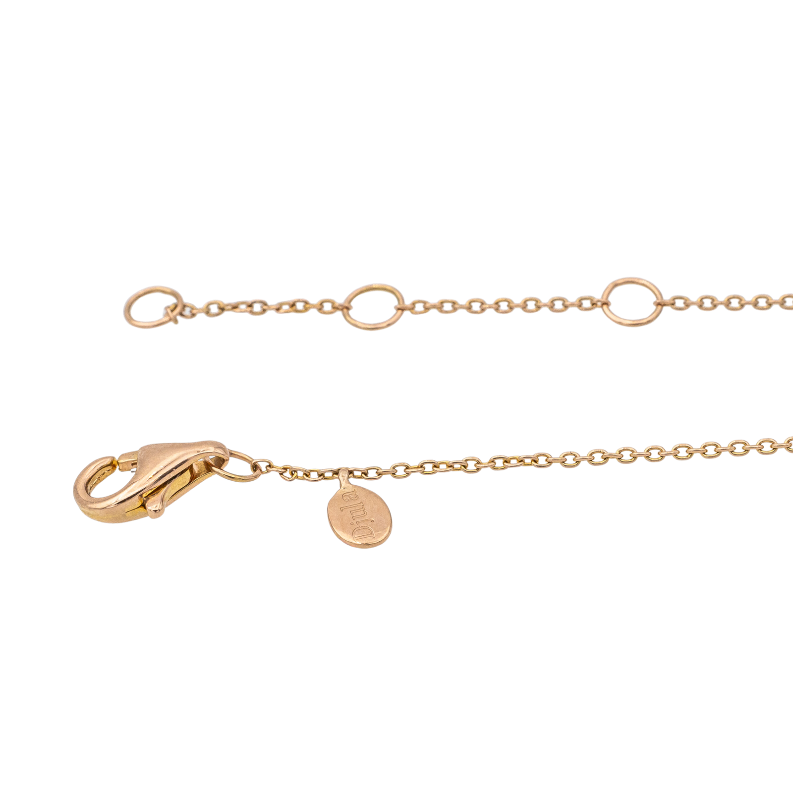 Djula Bracelet Peace & Love  Or rose Diamant
