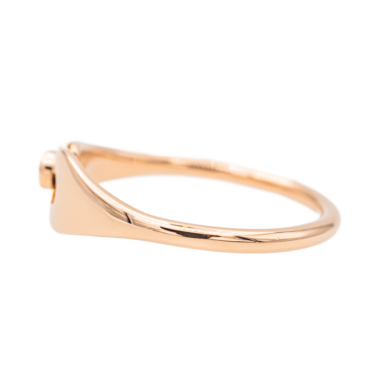 Dinh Van Lock Ring Rose Gold Diamond