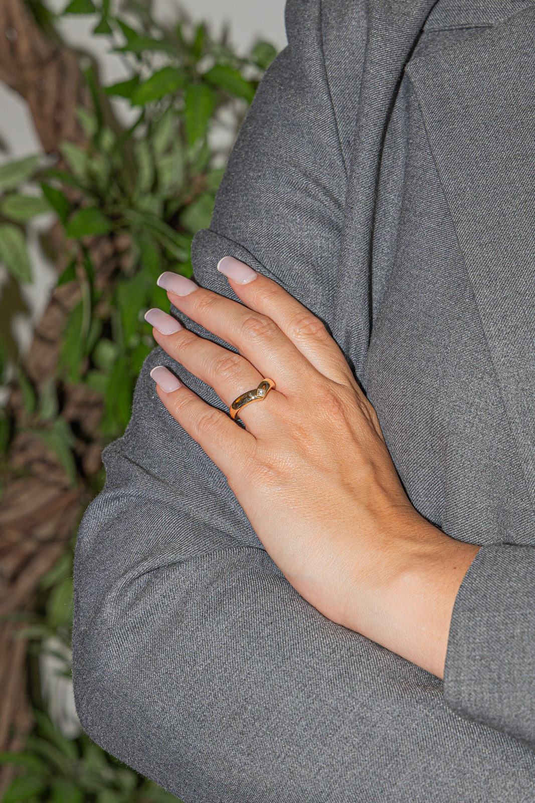 Cartier Solitaire Triandre Ring Yellow Gold Diamond