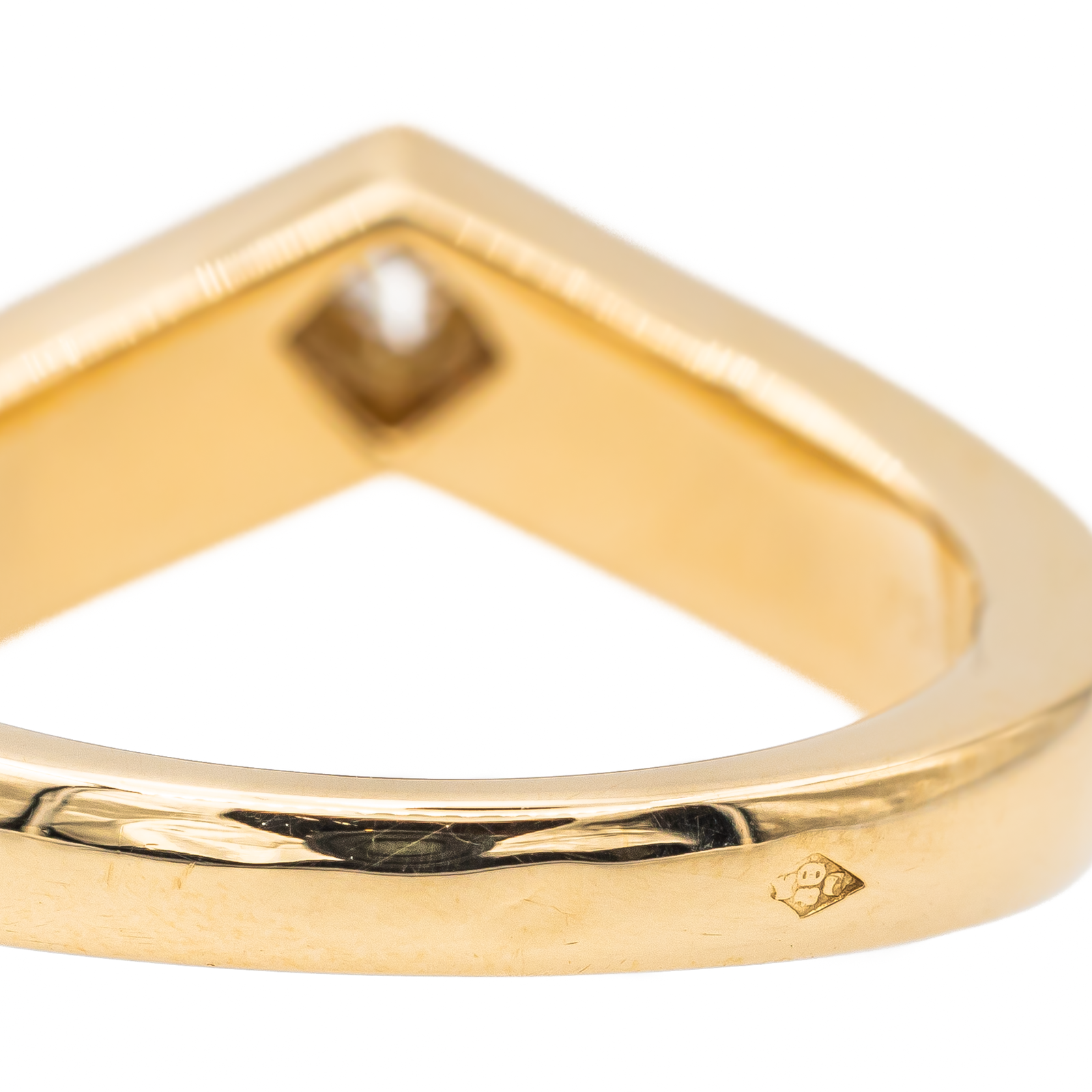 Cartier Solitaire Triandre Ring Yellow Gold Diamond