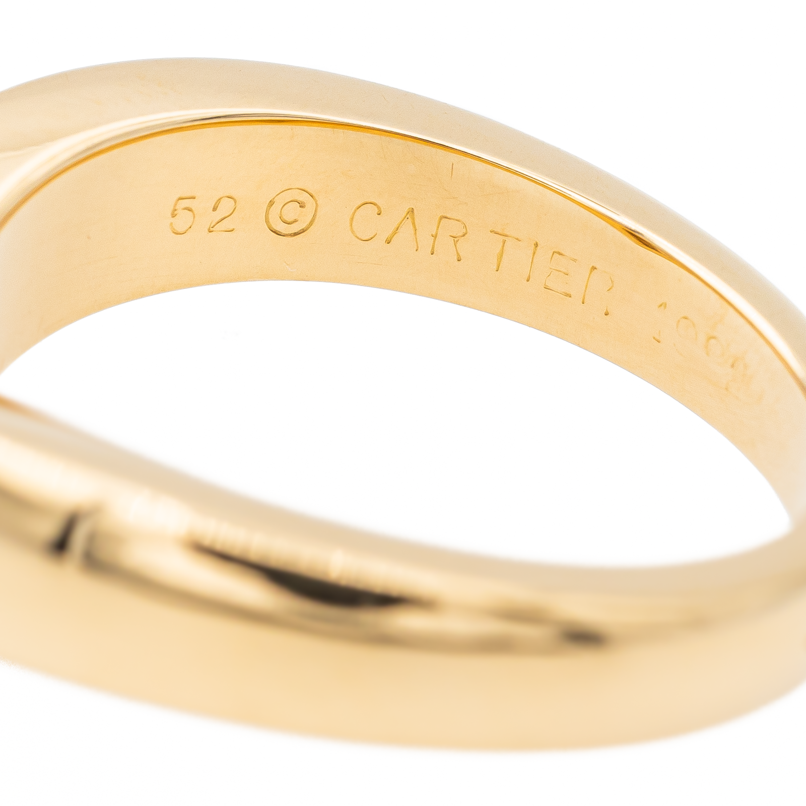 Cartier Solitaire Triandre Ring Yellow Gold Diamond