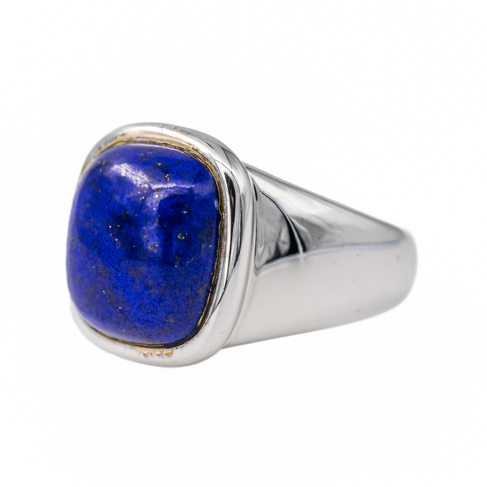 Hermès White Gold Lapis Lazuli Ring