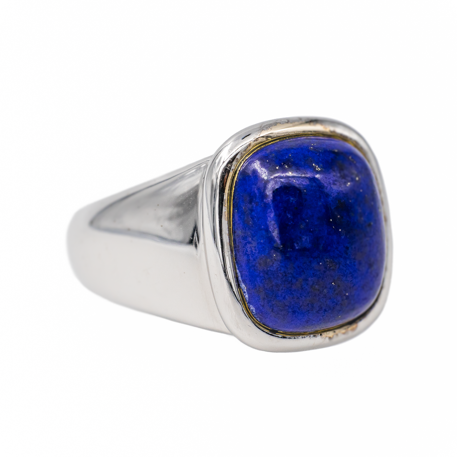 Hermès White Gold Lapis Lazuli Ring