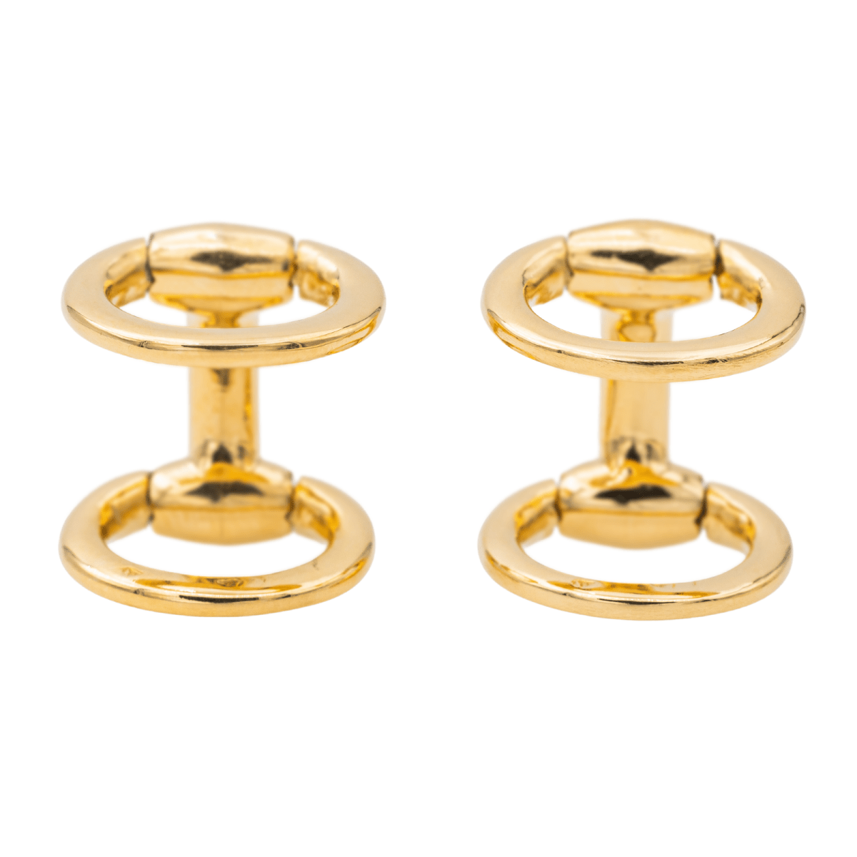 Hermès Boutons de manchette Or jaune - Maison Eloe