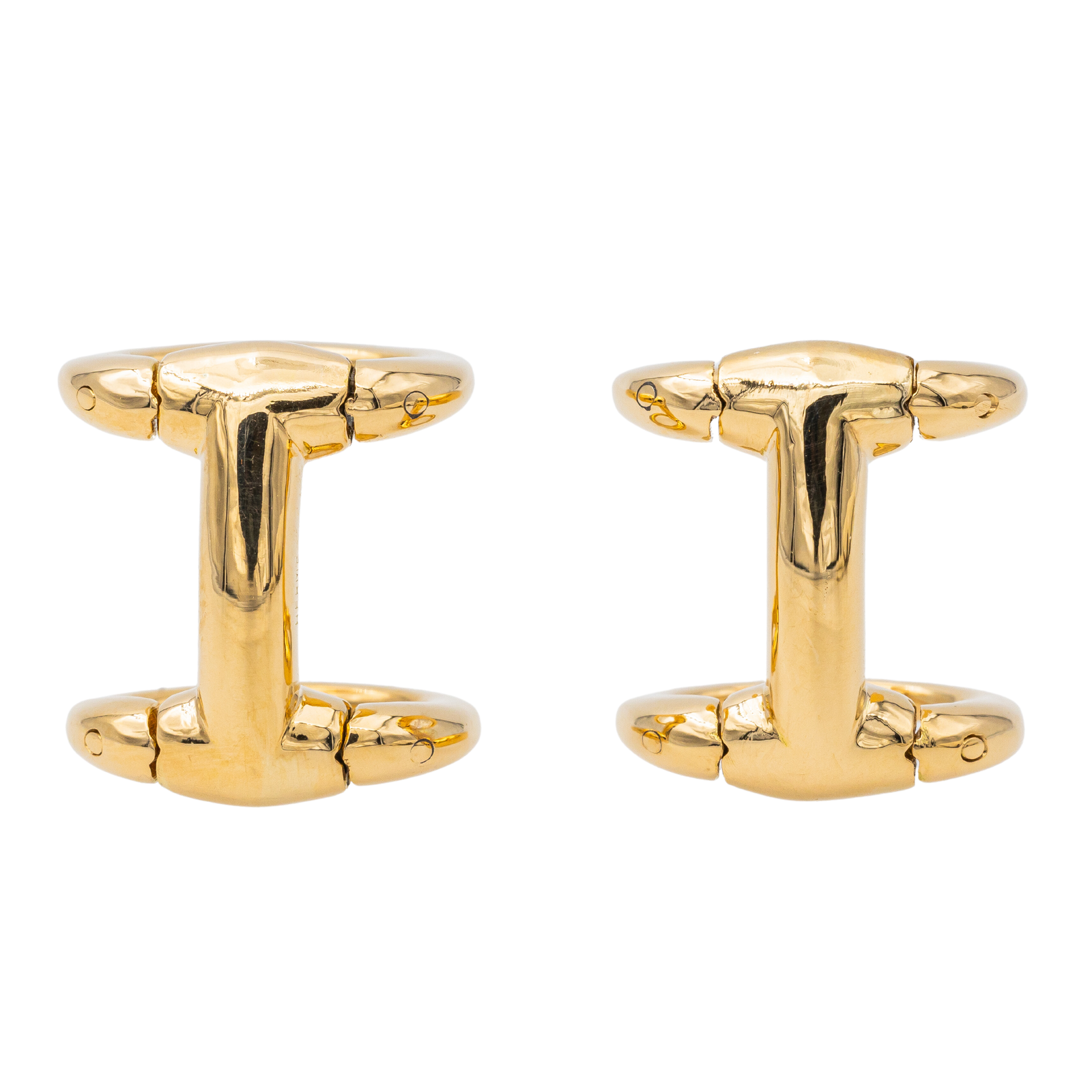 Hermès Cufflinks Yellow Gold