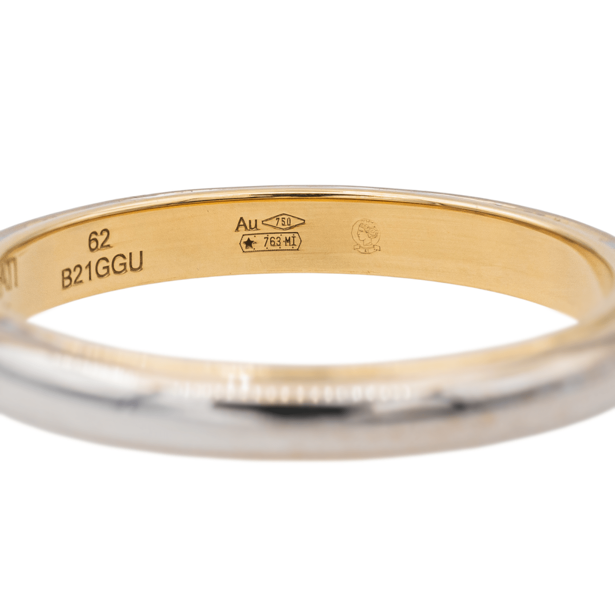 Buccellati Bague Alliance Eternelle Fedi Or blanc, Or jaune - Maison Eloe