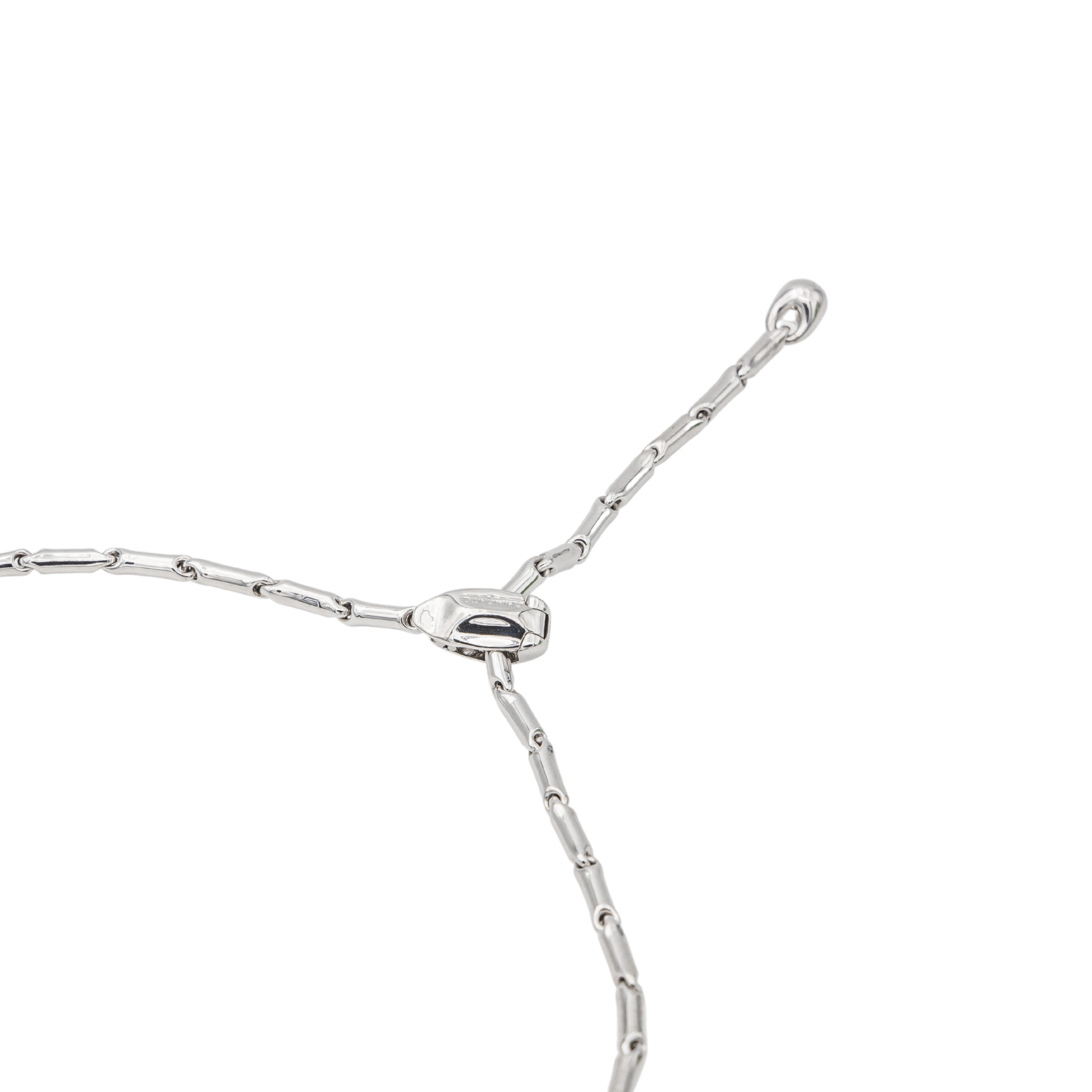 Chimento Bamboo Necklace White Gold