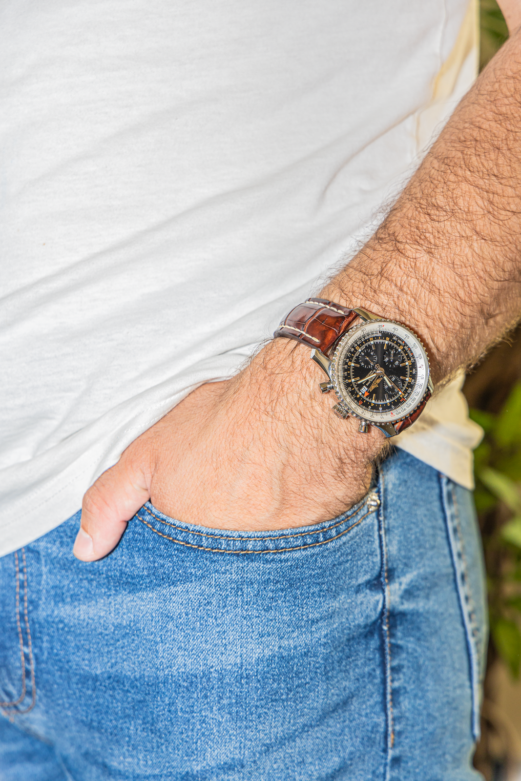 Breitling Montre Navitimer World Acier