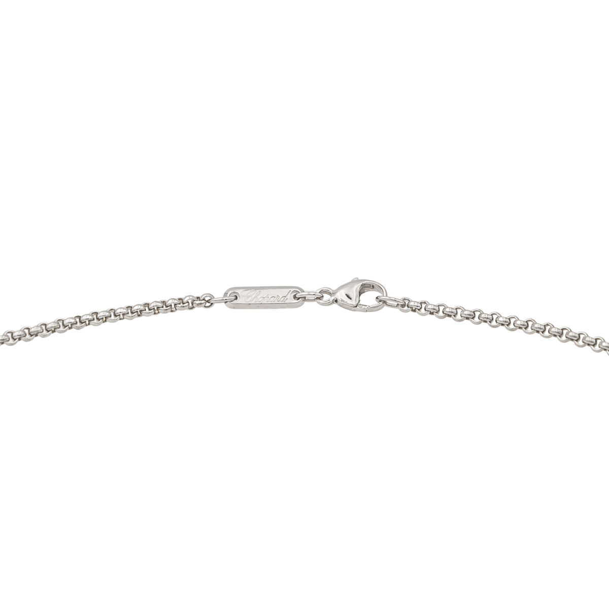 Chopard Collier Happy Diamonds Or blanc Diamant - Maison Eloe