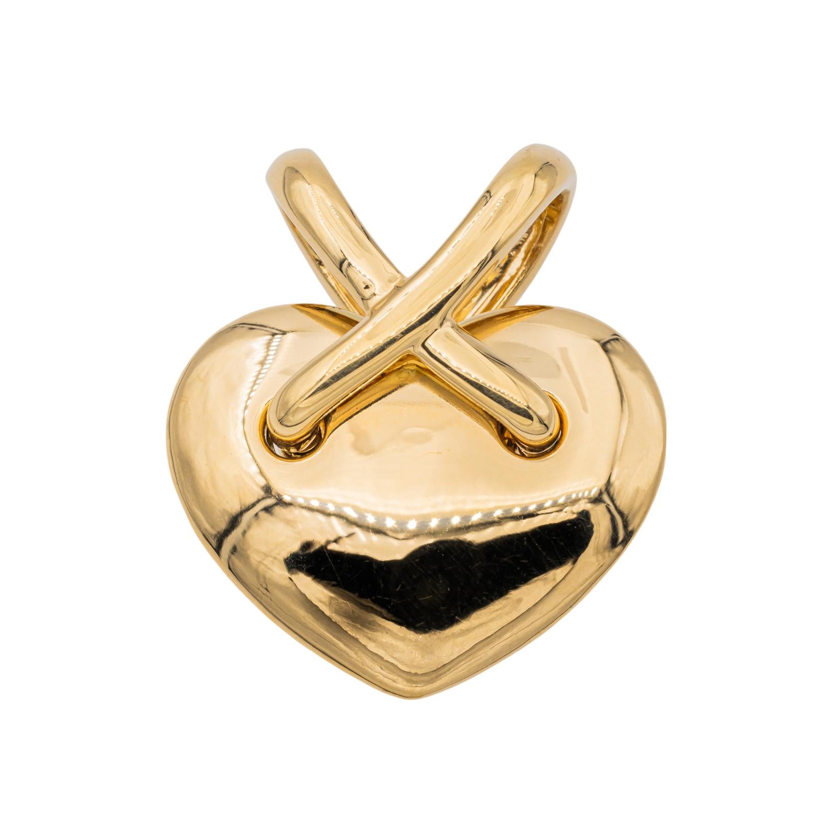 Chaumet Collier Pendentif Cœur lien Or jaune