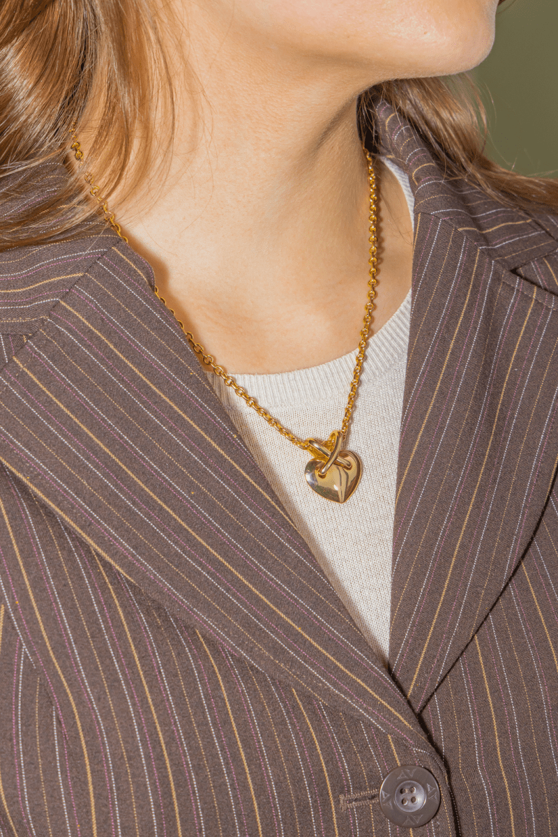 Chaumet Collier Pendentif Cœur lien Or jaune - Maison Eloe