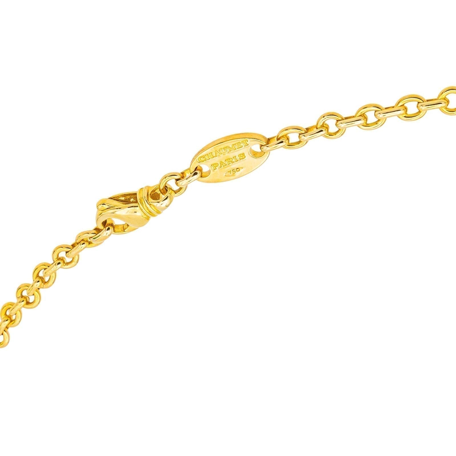 Chaumet Collier Pendentif Cœur lien Or jaune