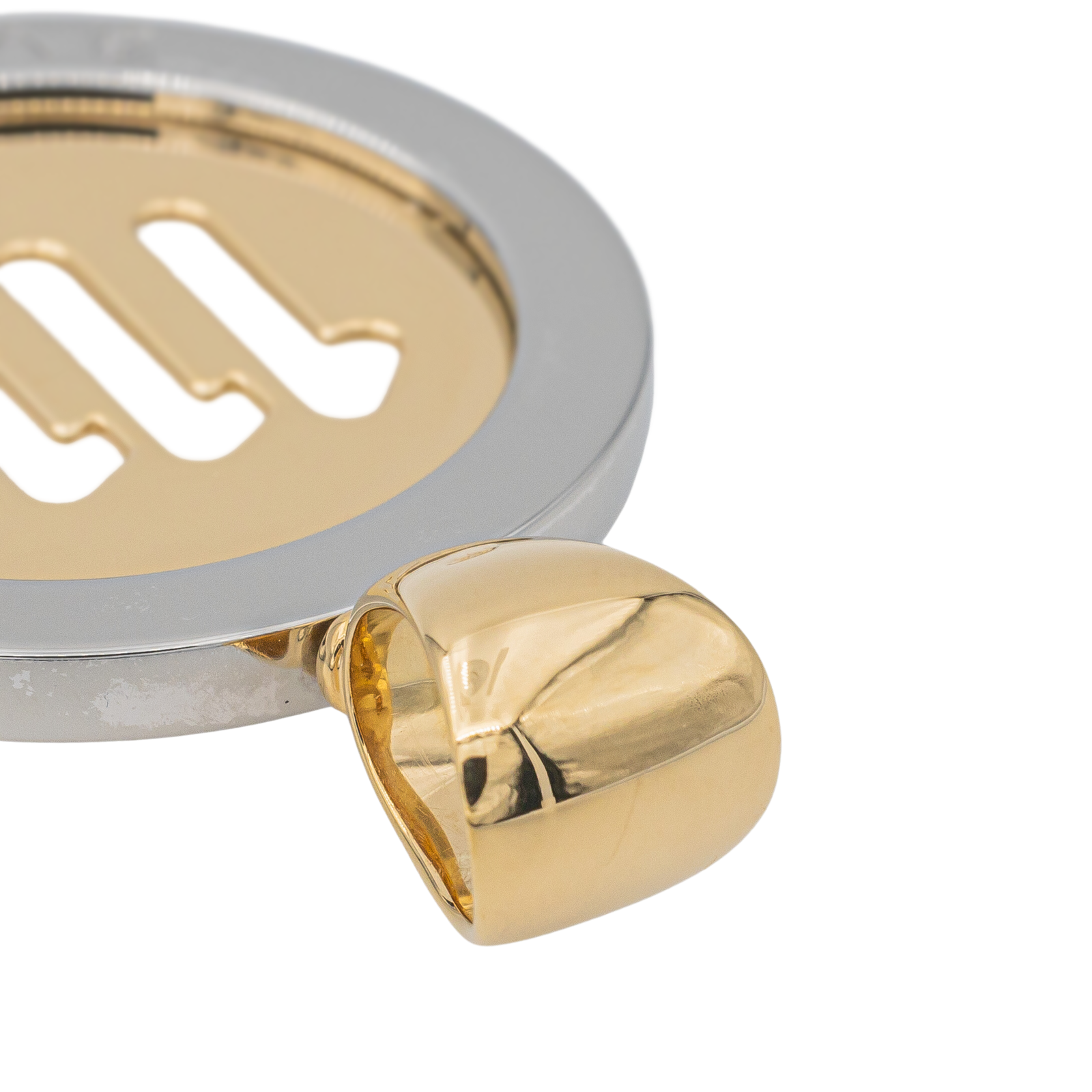 Bulgari Pendant Yellow gold, Steel