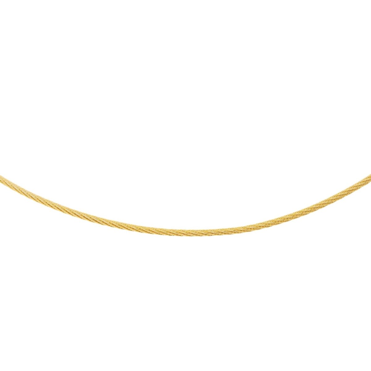 Fred Collier Câble Or jaune - Maison Eloe