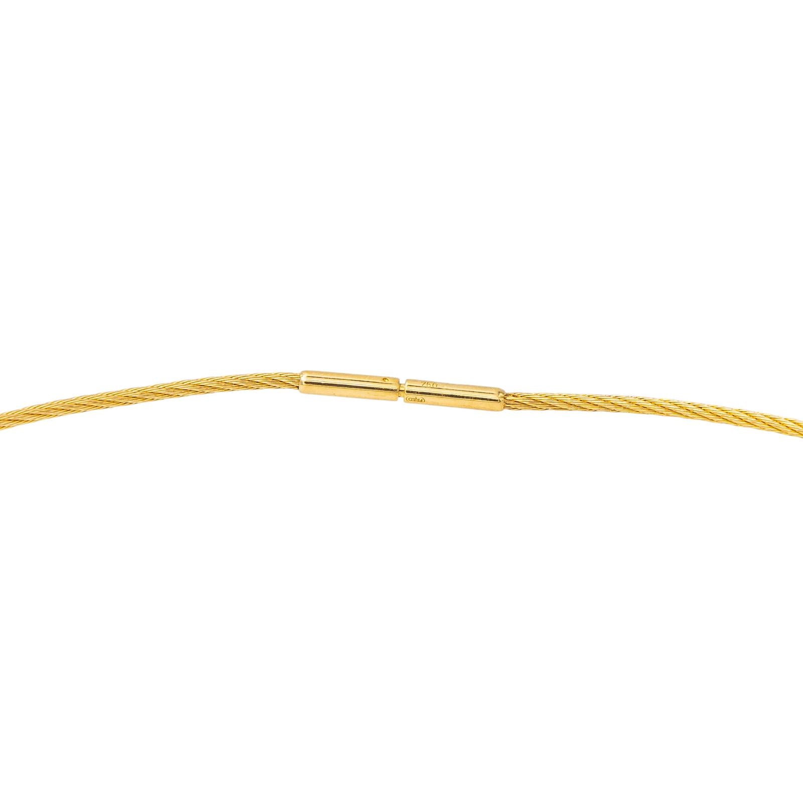 Fred Cable Necklace Force 10 collection Yellow gold