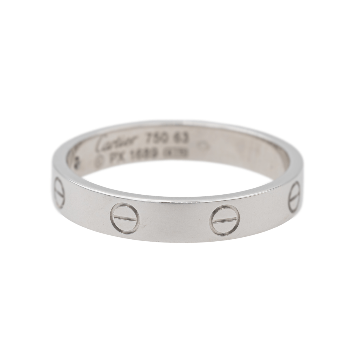Cartier Bague Alliance Love Or blanc Diamant - Maison Eloe