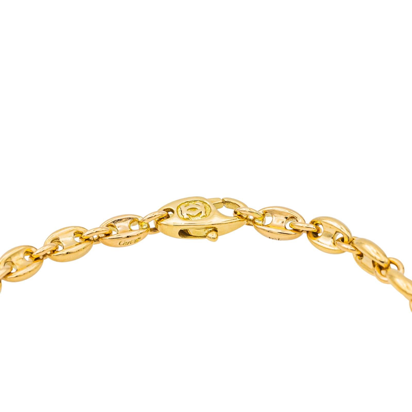 Cartier Bracelet Grain de Café  Or jaune