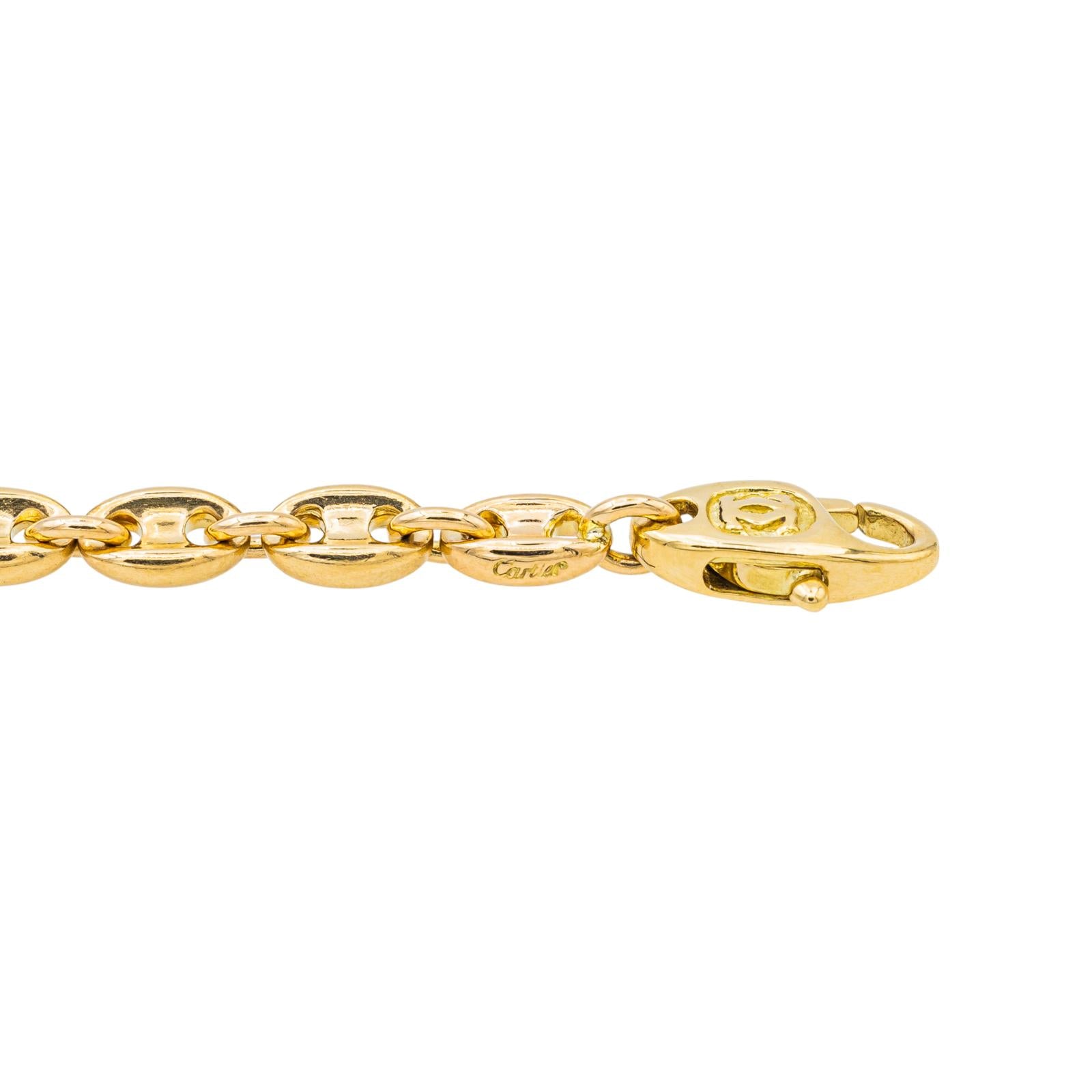 Cartier Bracelet Grain de Café  Or jaune