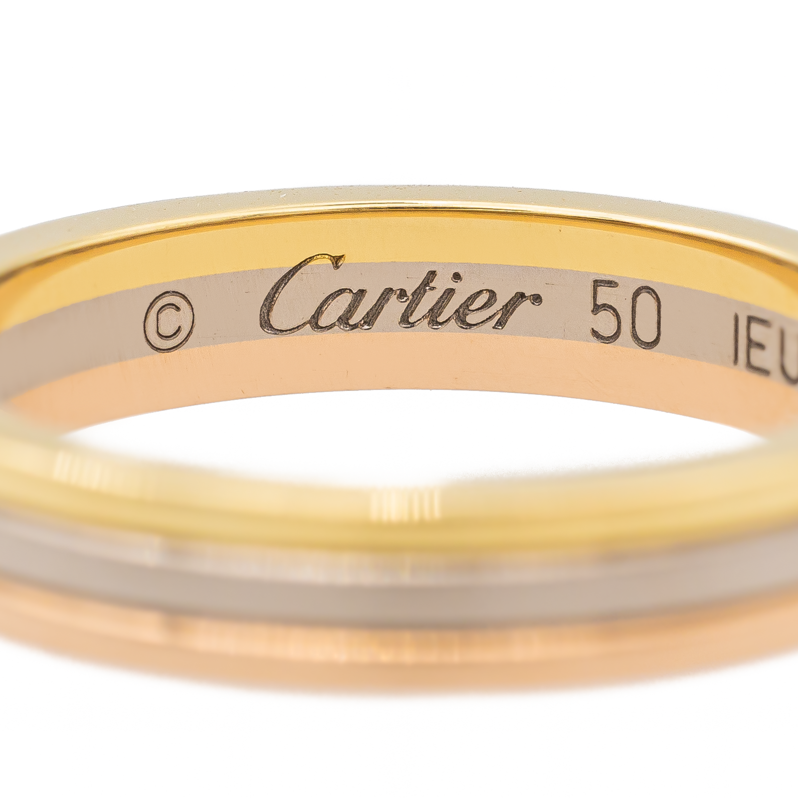 Cartier Trinity Wedding Ring White Gold