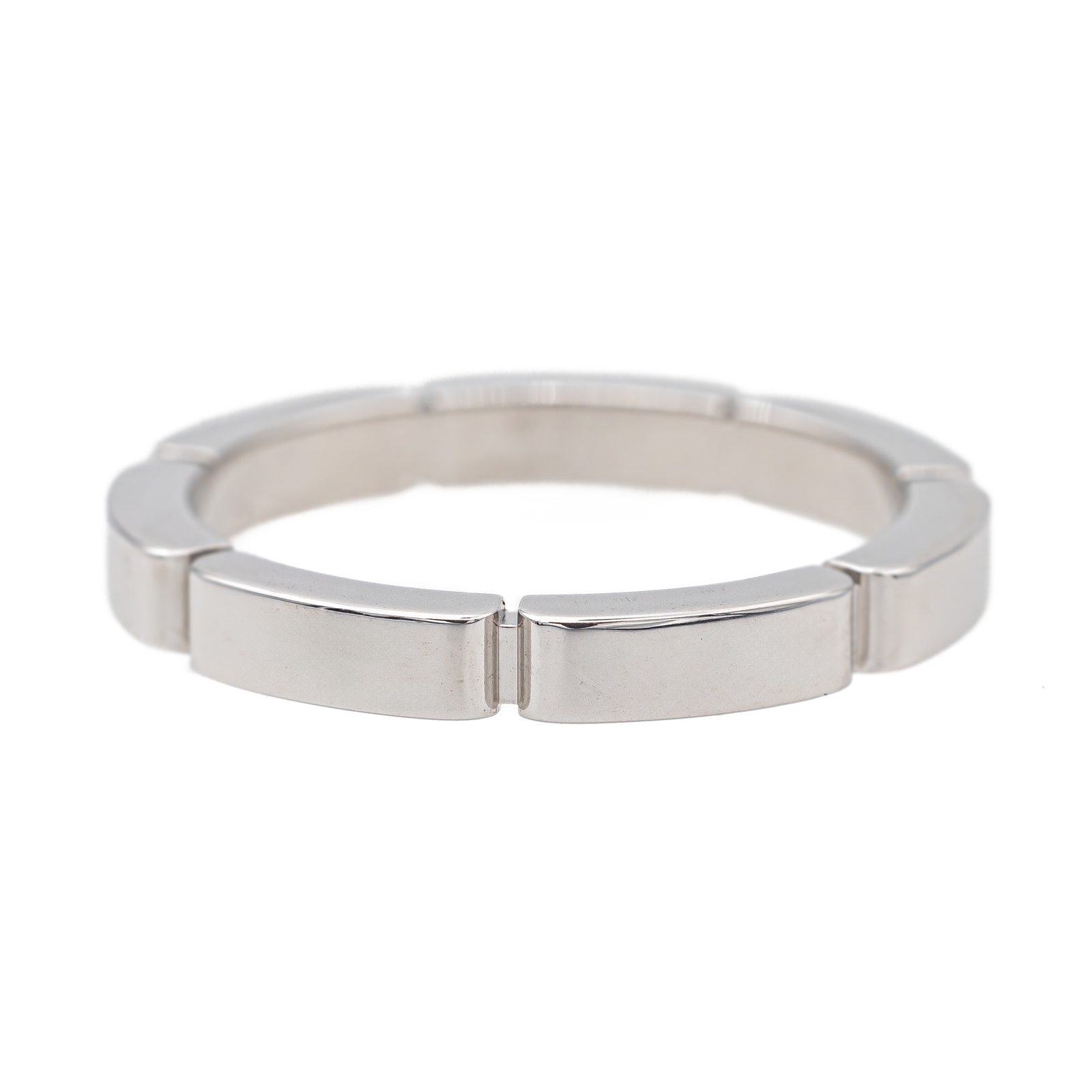 Cartier Panther Link Wedding Ring White Gold Diamond