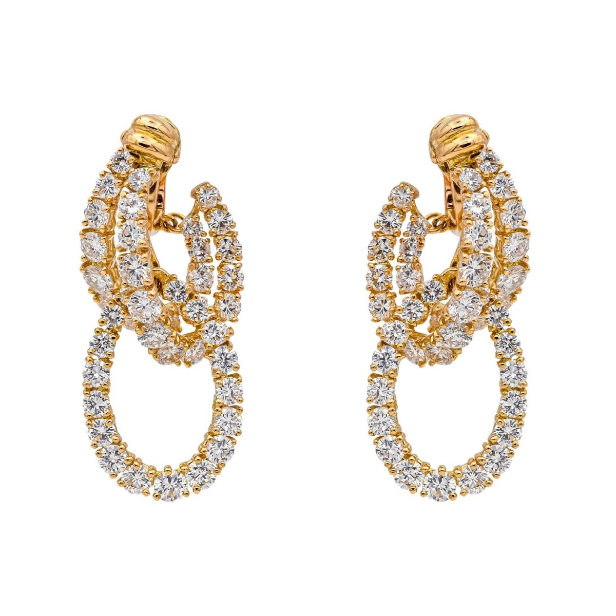 Piaget Boucles d'oreilles Or jaune Diamant - Maison Eloe