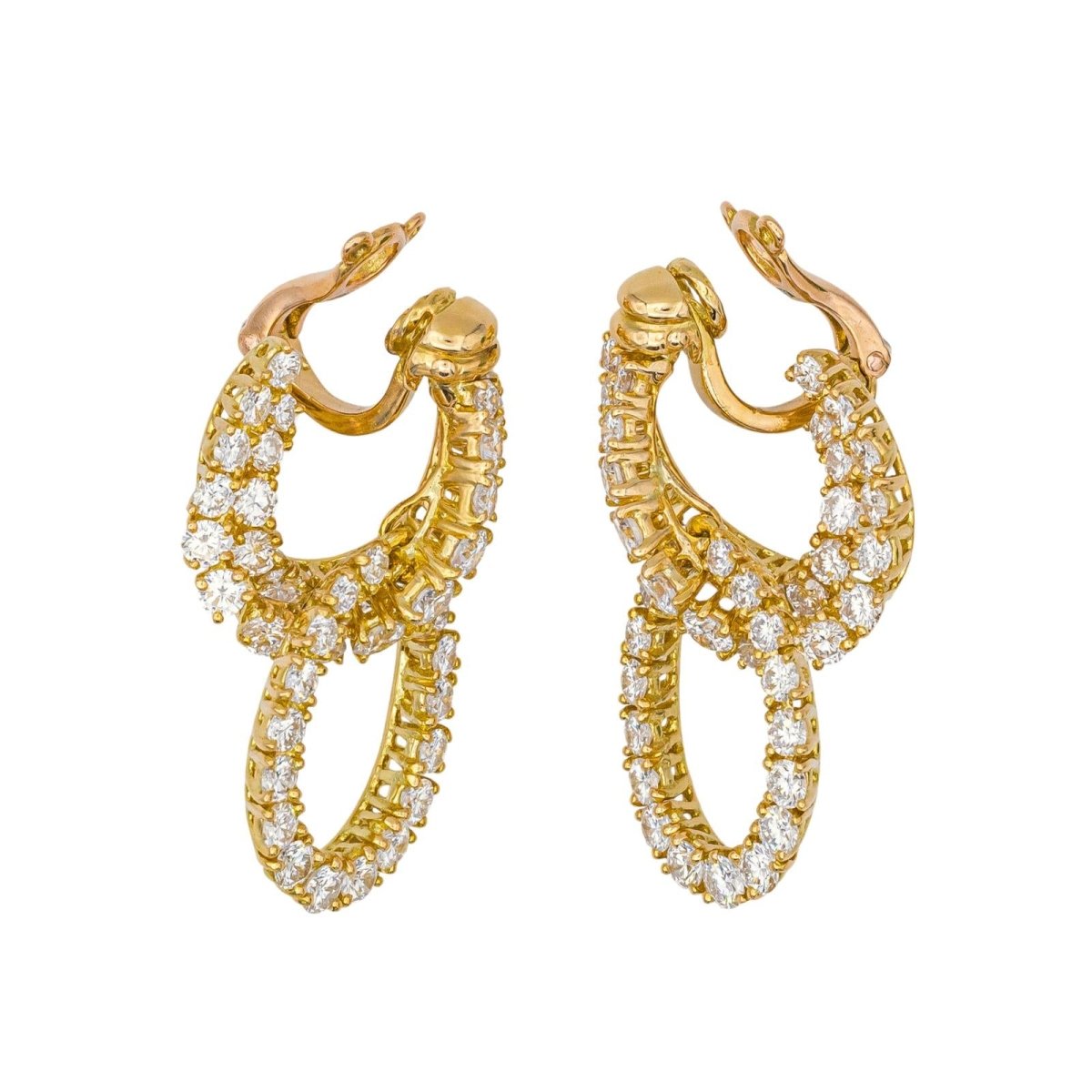Piaget Boucles d'oreilles Or jaune Diamant - Maison Eloe