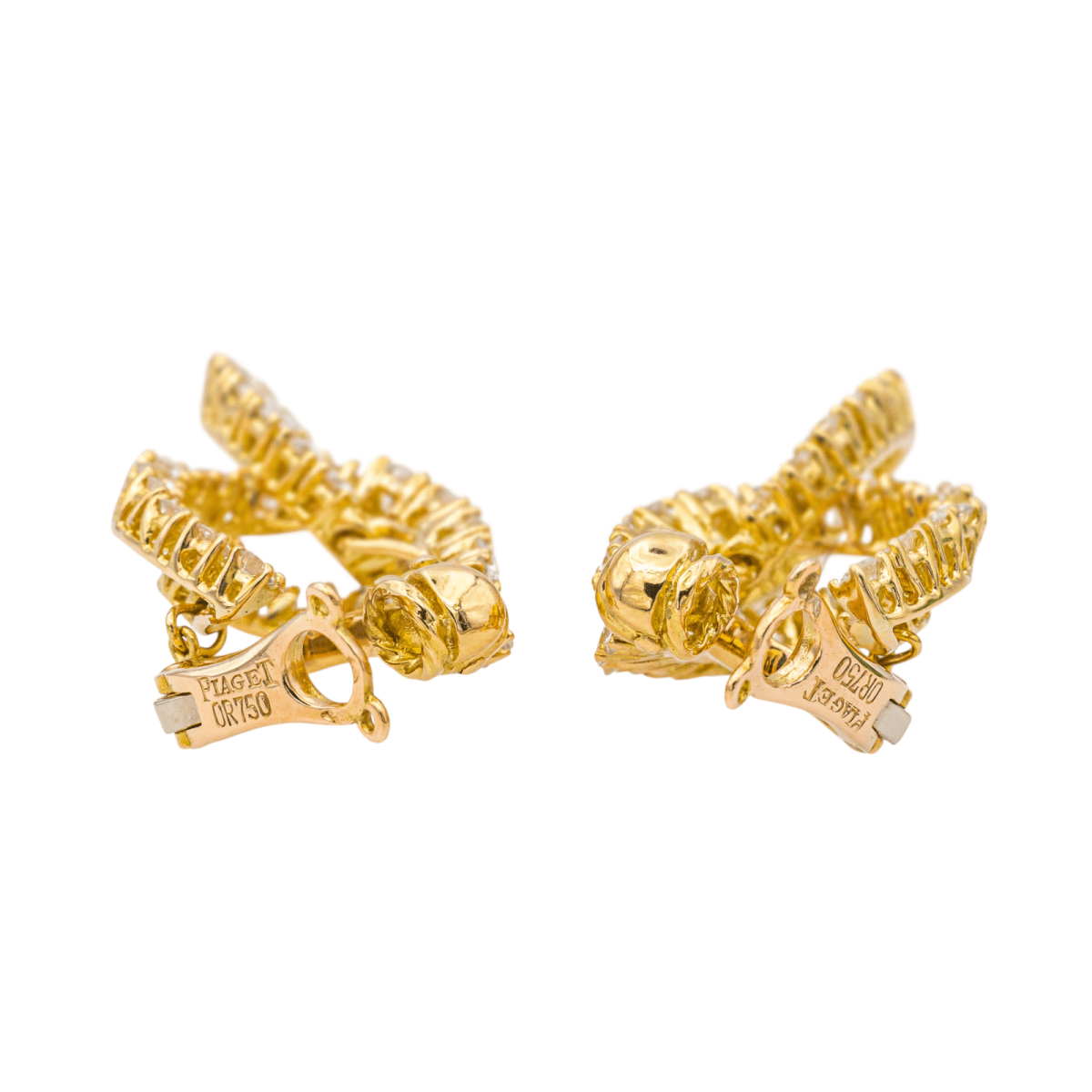 Piaget Boucles d'oreilles Or jaune Diamant - Maison Eloe