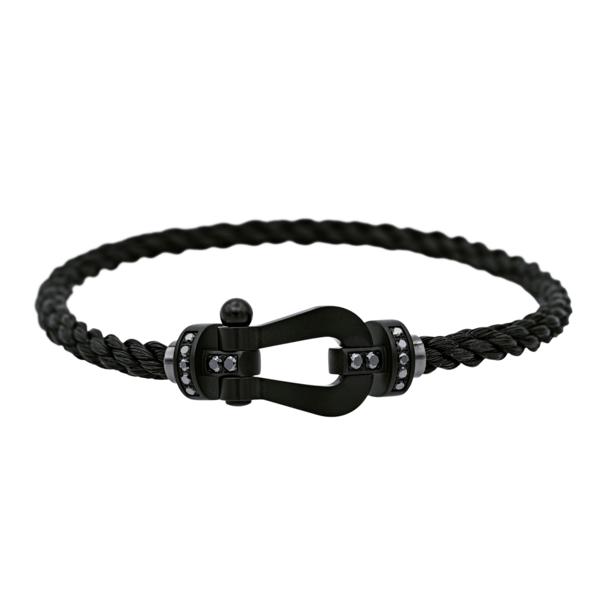 Fred, bracelet en titane et diamants, full set - Maison Eloe