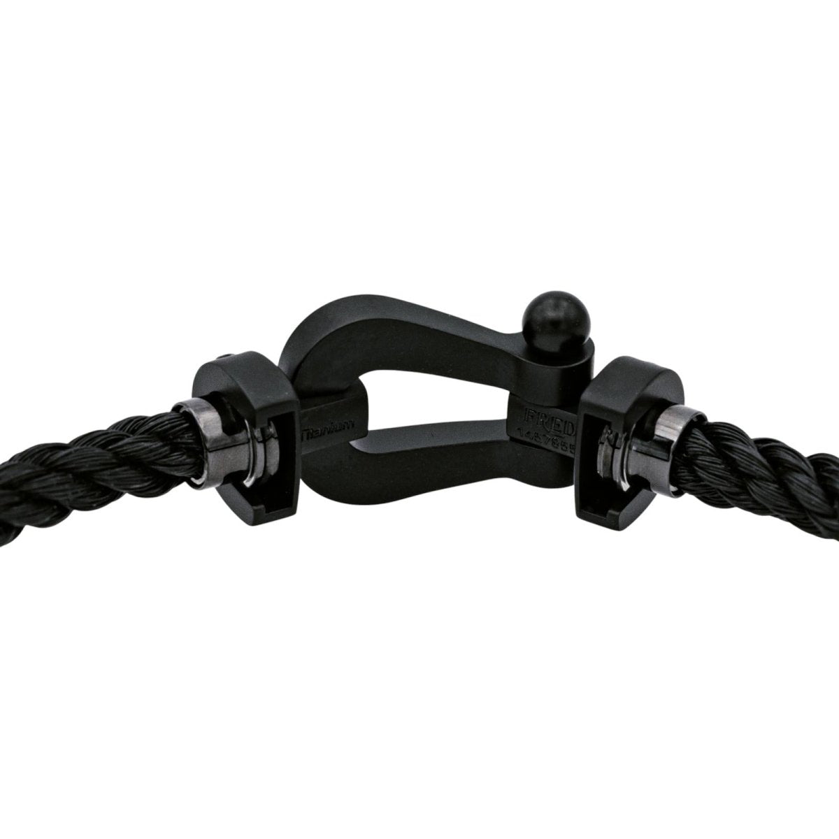 Fred, bracelet en titane et diamants, full set - Maison Eloe
