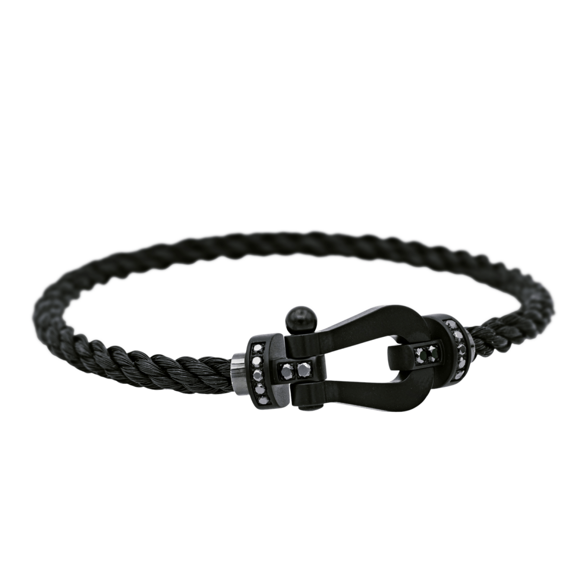 Fred, bracelet en titane et diamants, full set - Maison Eloe