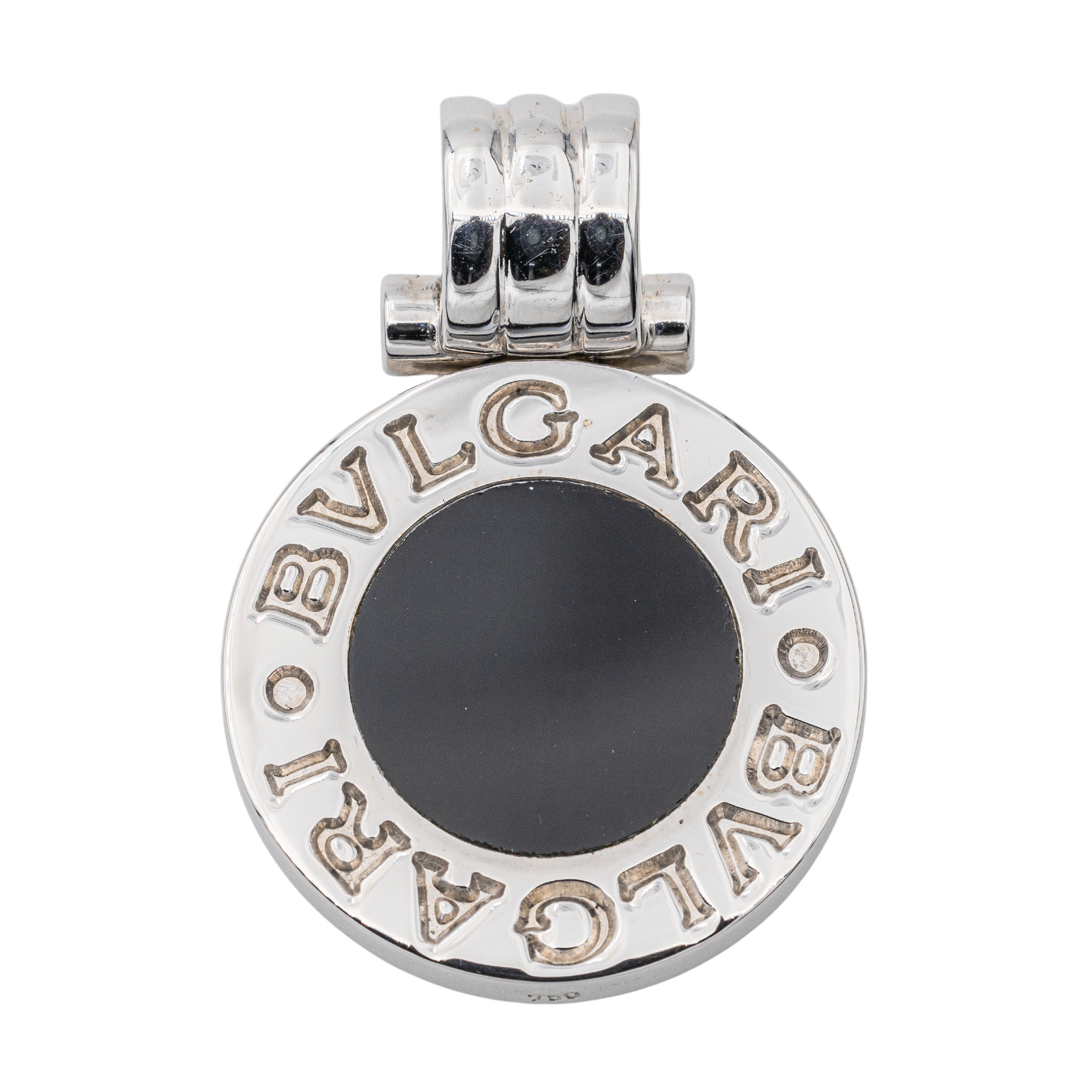 Bulgari Pendentif  Or blanc Onyx