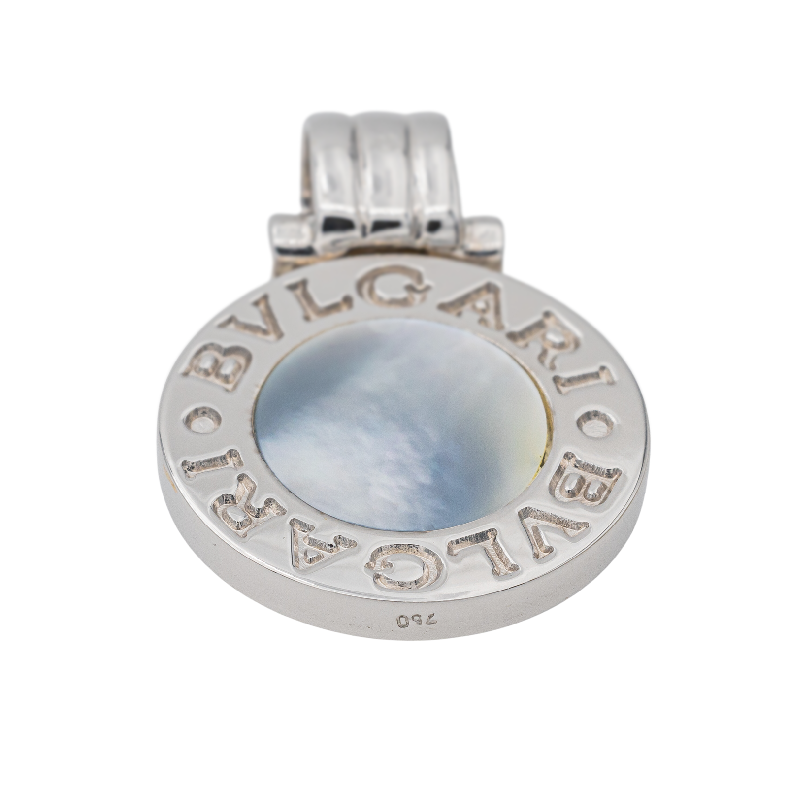 Bulgari Pendant White gold Onyx