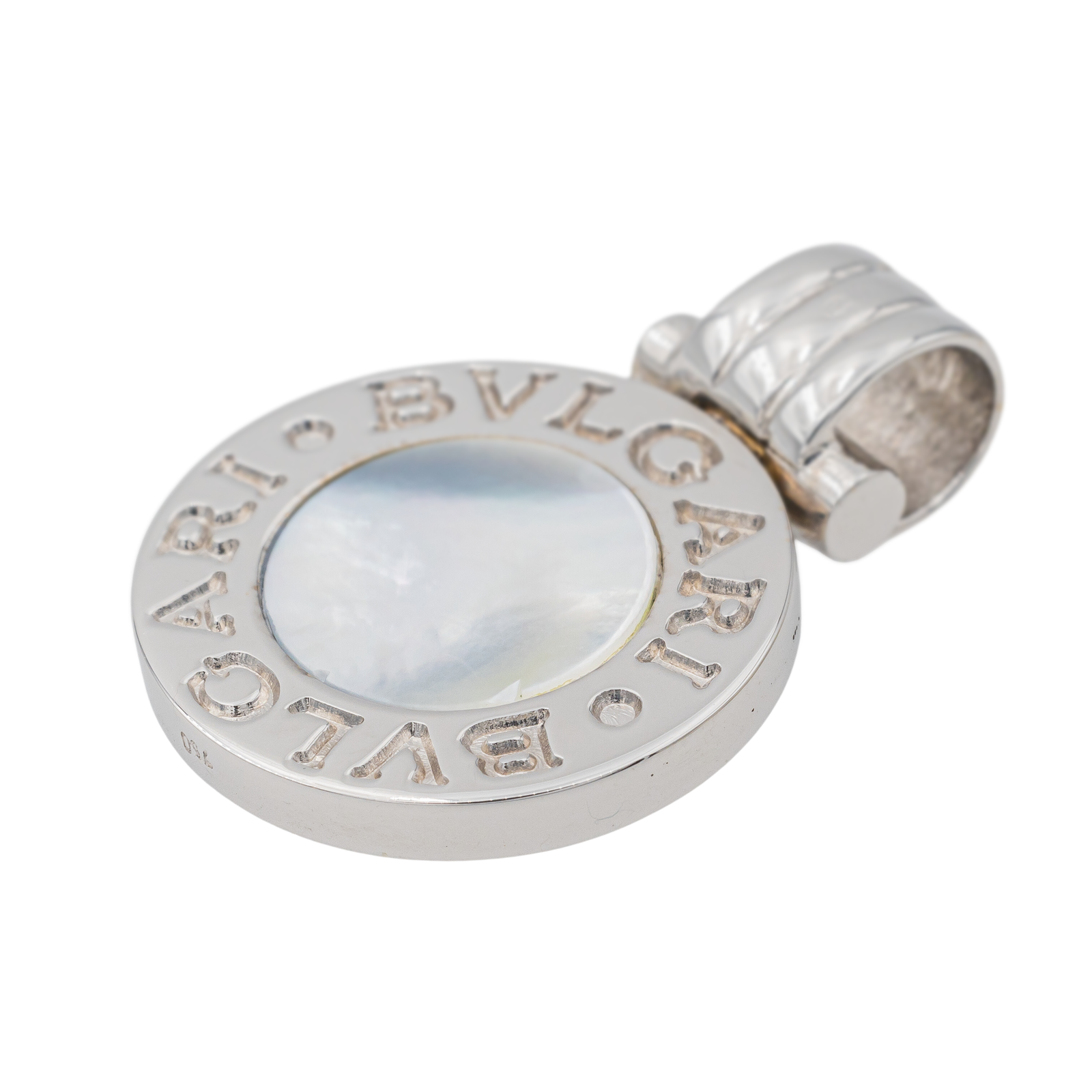 Bulgari Pendant White gold Onyx