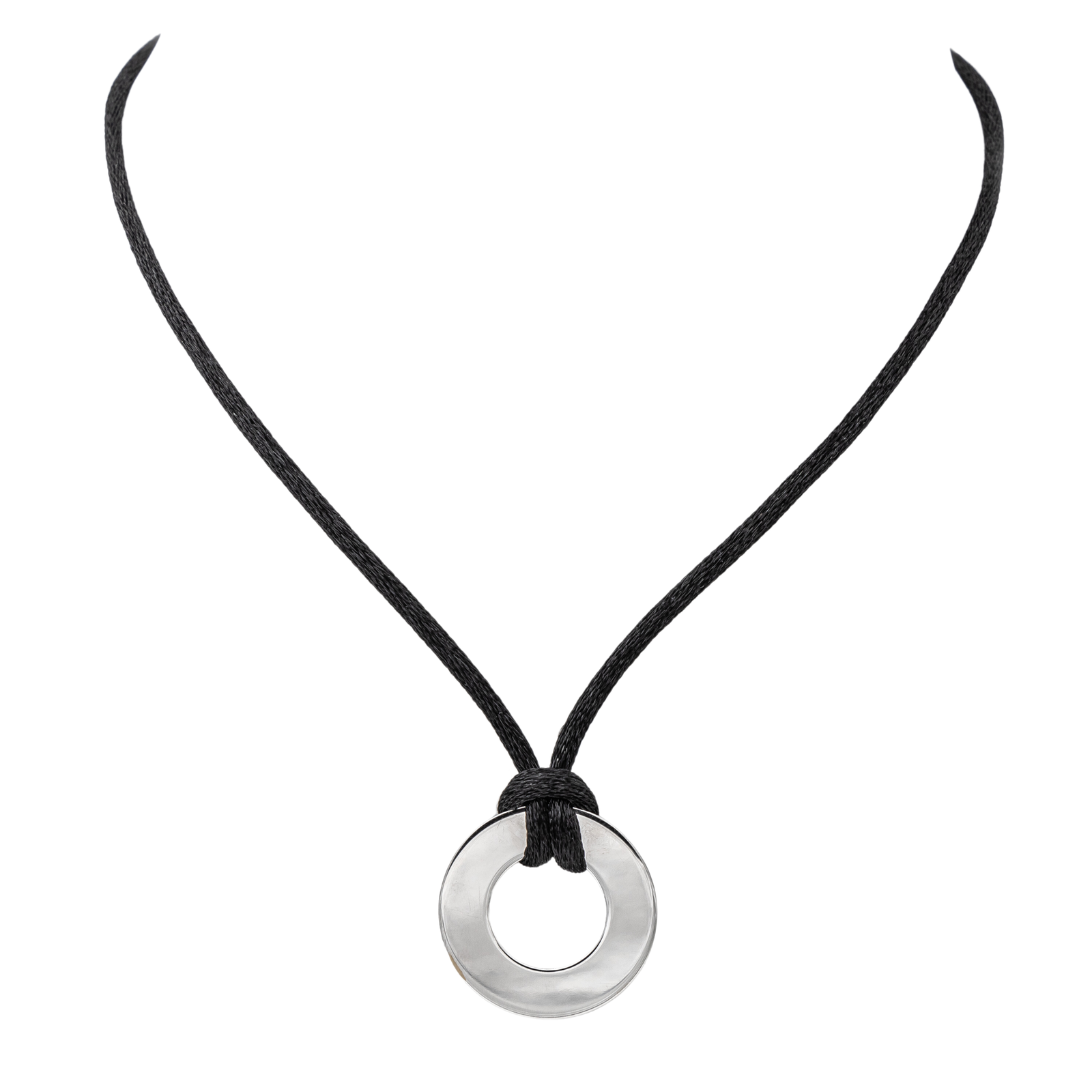 Dinh Van Pendentif Cible Or blanc