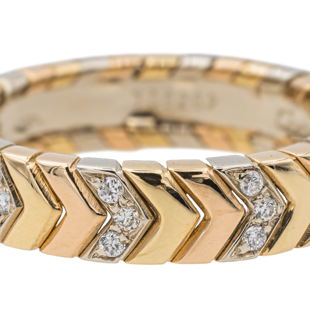 Cartier Bague Or jaune, Or rose, Or blanc Diamant - Maison Eloe