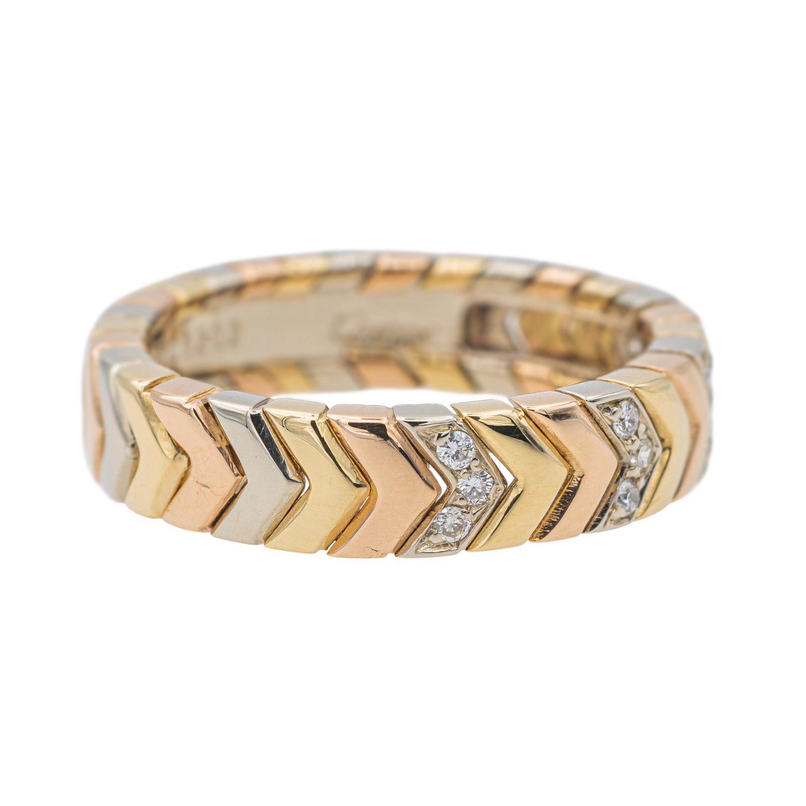 Cartier Ring Yellow gold, Pink gold, White gold Diamond