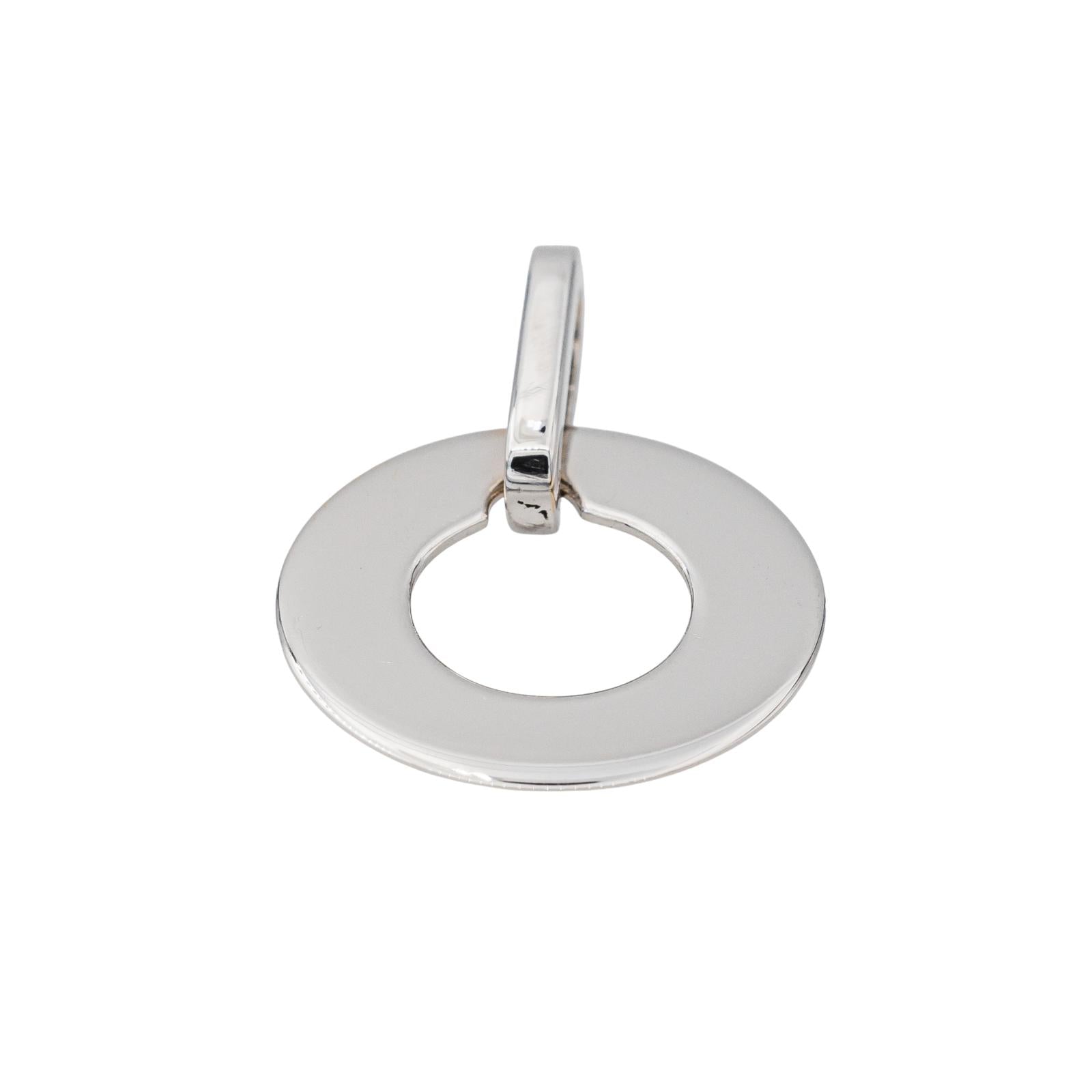 Dinh Van Target Pendant White Gold
