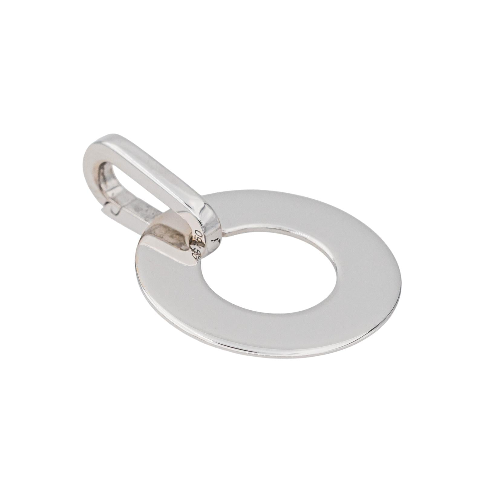 Dinh Van Target Pendant White Gold