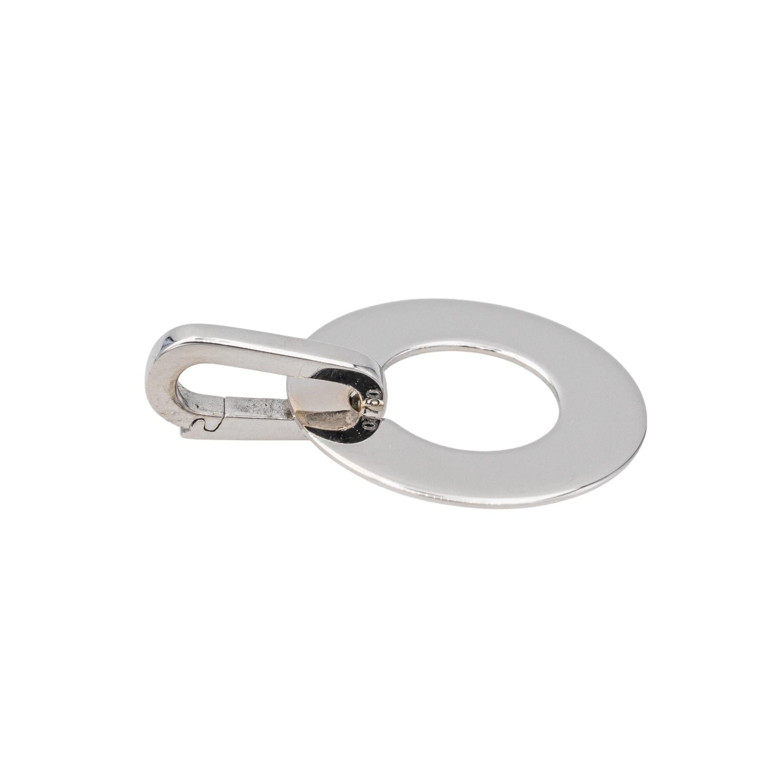 Dinh Van Target Pendant White Gold