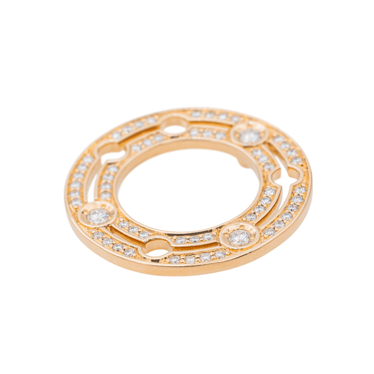 Dinh Van Collier Pulse Or rose Diamant - Maison Eloe