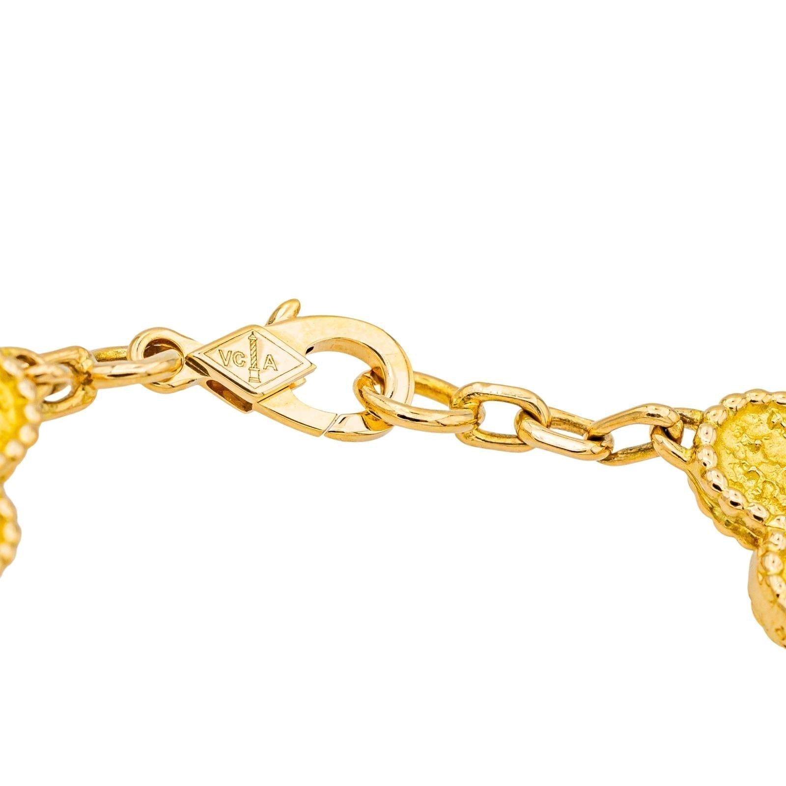 Van Cleef & Arpels Bracelet Alhambra Or jaune