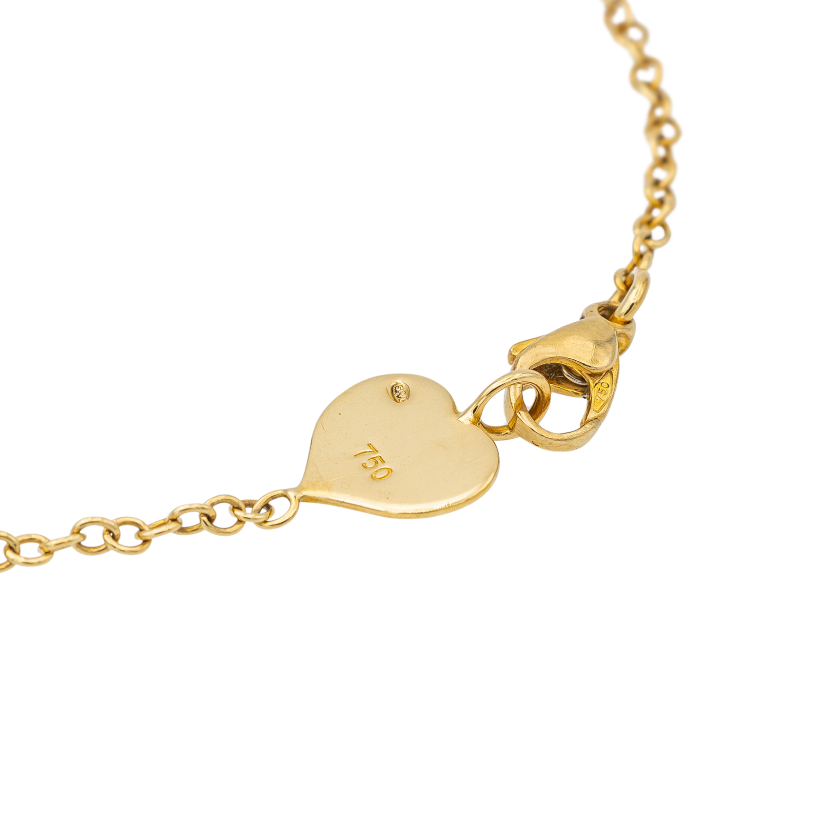 O.J. Perrin Bracelet Coeur légende Or jaune