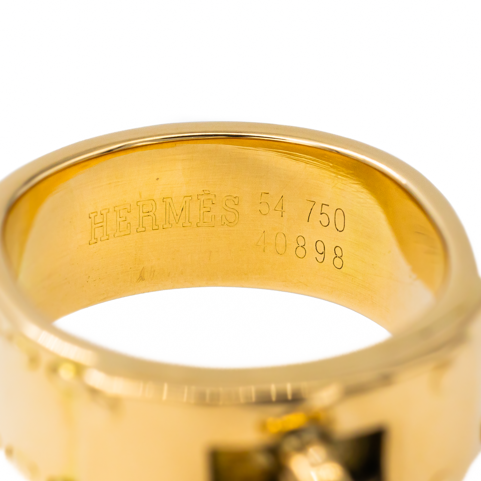 Hermès Kelly Ring Yellow Gold