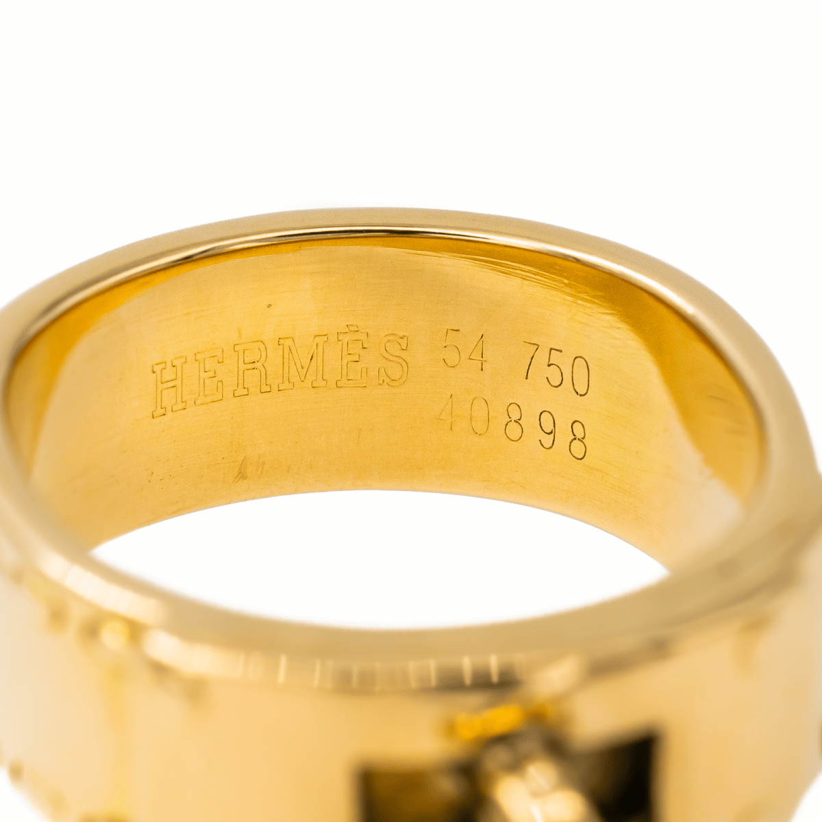 Hermès Bague Kelly Or jaune - Maison Eloe
