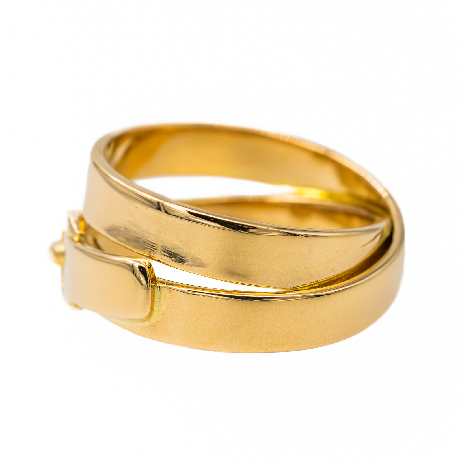 Hermès Yellow Gold Belt Ring