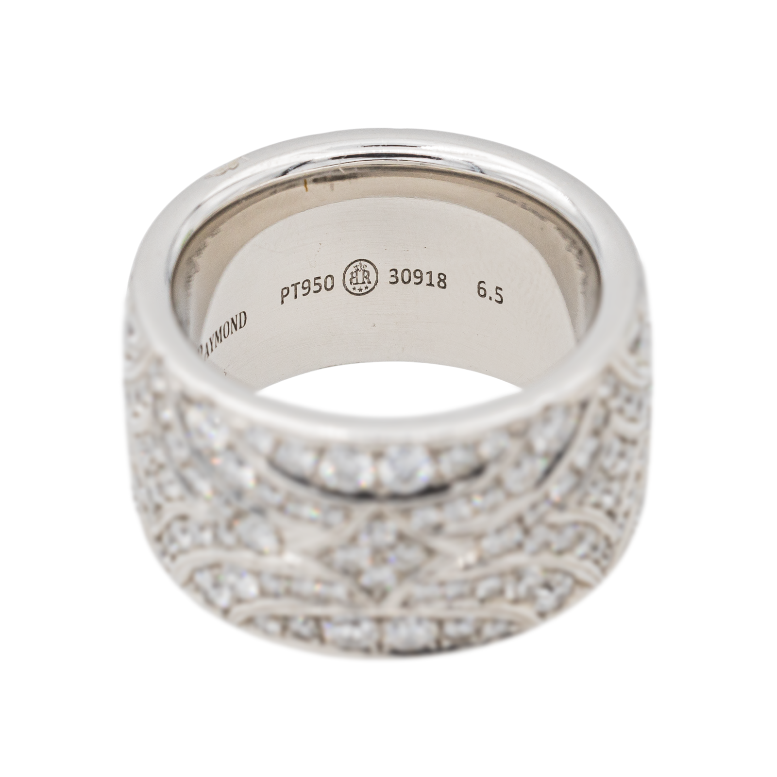 Briony Raymond Platinum Diamond Cocktail Ring