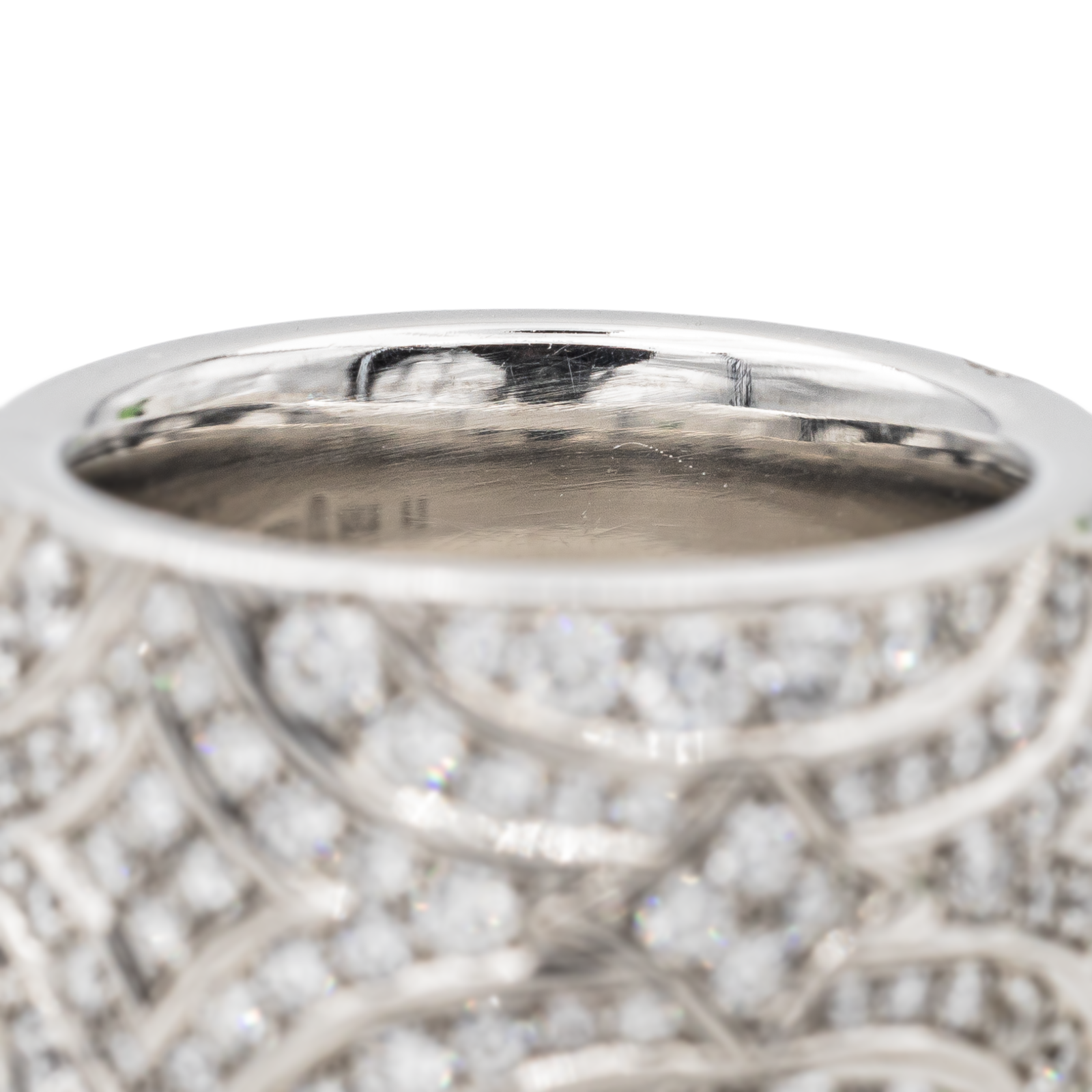 Briony Raymond Platinum Diamond Cocktail Ring