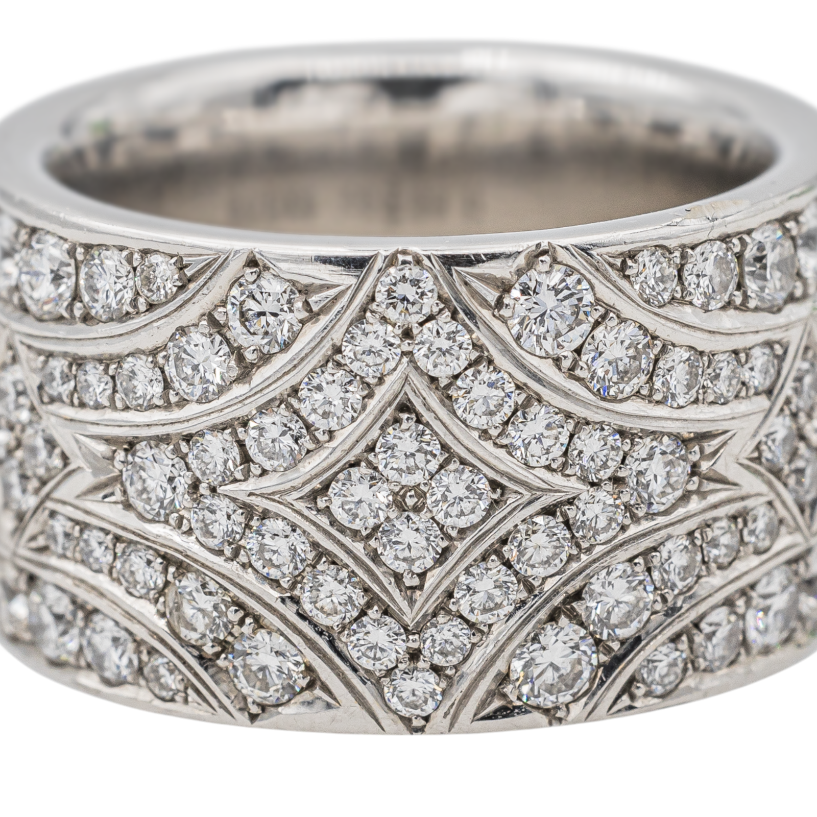 Briony Raymond Platinum Diamond Cocktail Ring