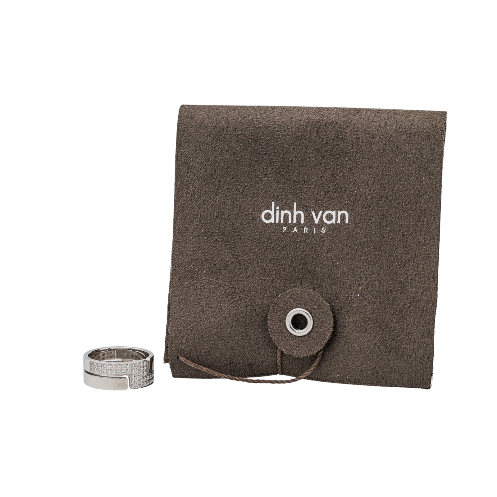 Dinh Van Seventies Ring White Gold Diamond